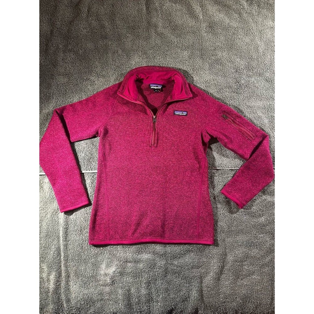 Patagonia Women's Fleece Pullover Quarter Zip Purple Size XS Outdoors